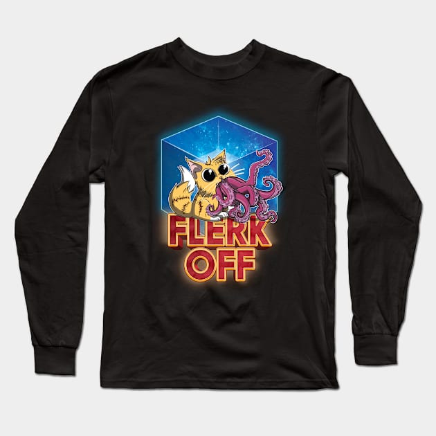 Flerk Off - Goose Long Sleeve T-Shirt by TreemanMorse